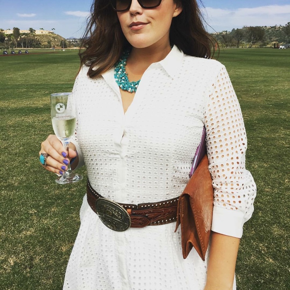 Who what wear - white button front dress